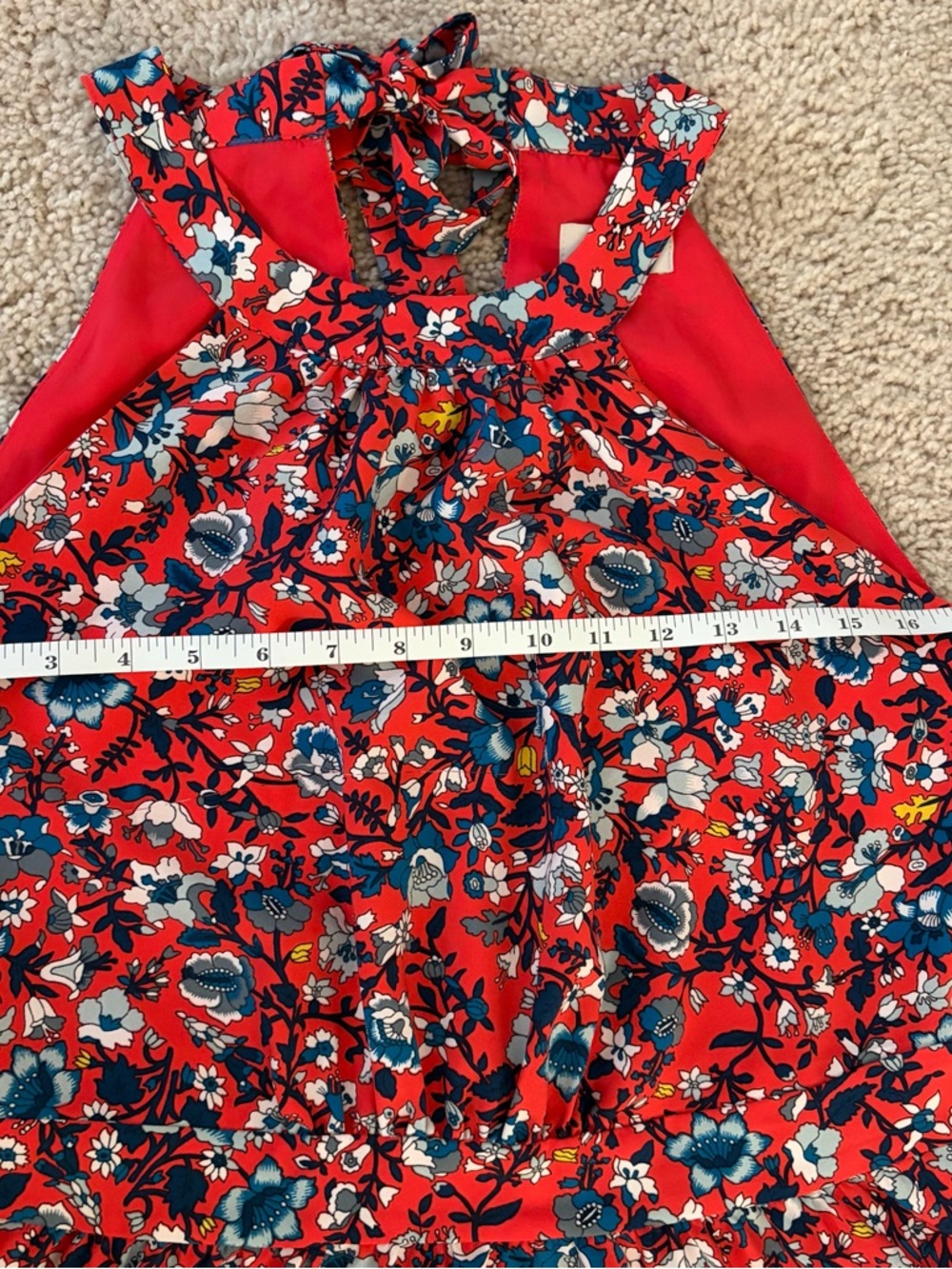 LOFT floral halter dress - Picture 7 of 10